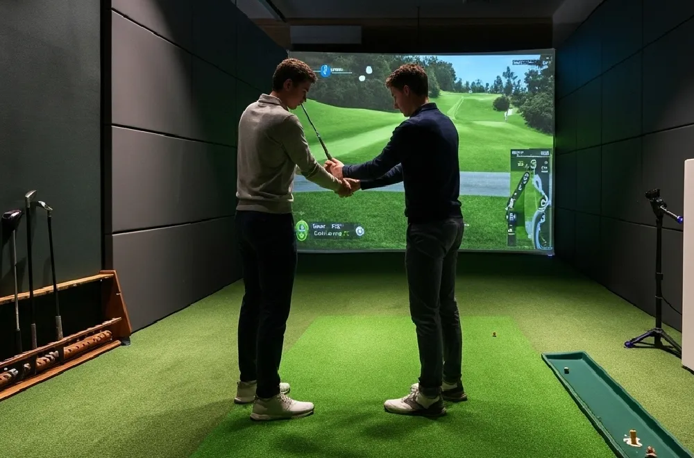 インドアレンジのレッスン風景