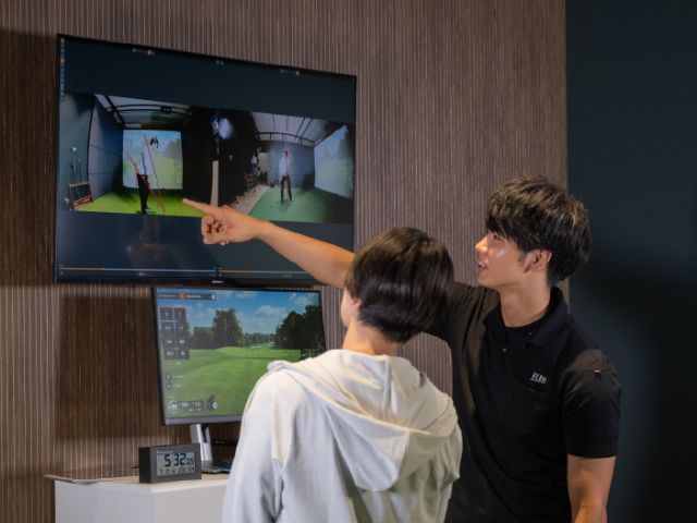 VERUSゴルフなら、初心者から上級者まで目的に合わせた練習が可能
